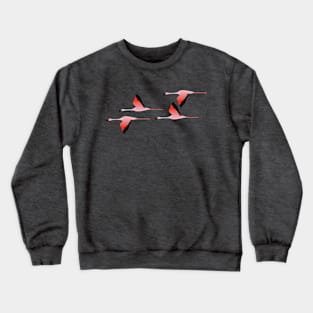 Flying flamingos Crewneck Sweatshirt